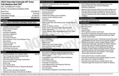 2023 Chevrolet Colorado WT