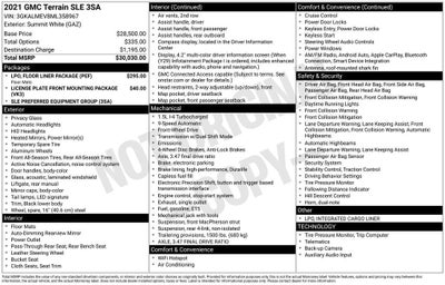 2021 GMC Terrain SLE
