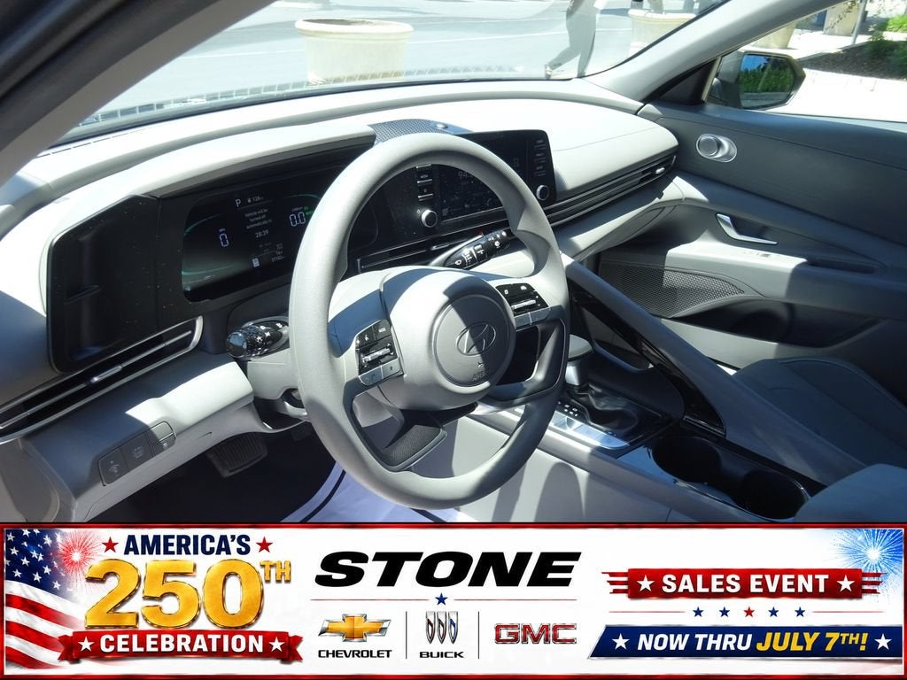 2025 Hyundai Elantra Hybrid Blue