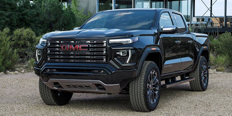 2026 GMC Canyon driving on rugged terrain near Tulare, CA