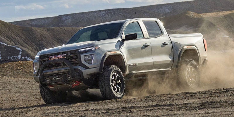 2026 GMC Canyon lineup showcasing multiple trim options Tulare, CA