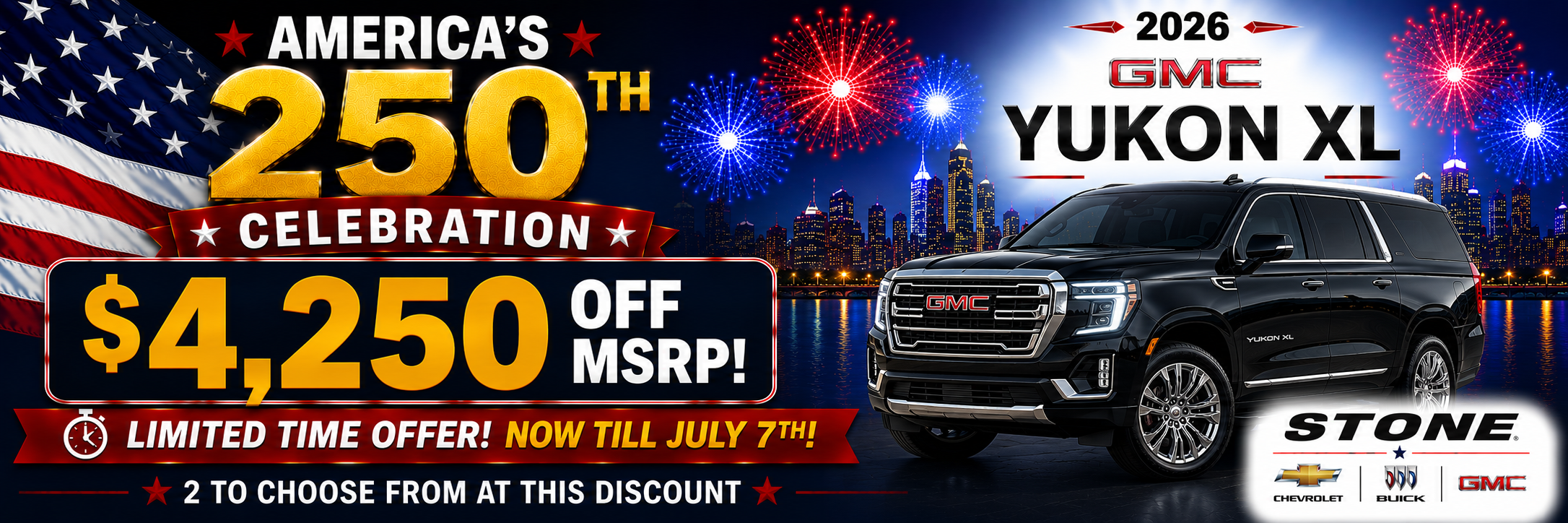 2026 GMC Yukon XL $4,250 Off MSRP