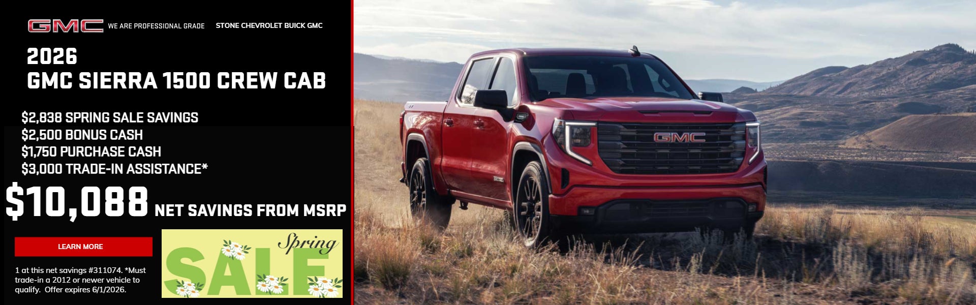 2026 GMC SIERRA 1500 CREW CAB